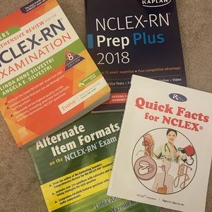4 NCLEX-RN study books